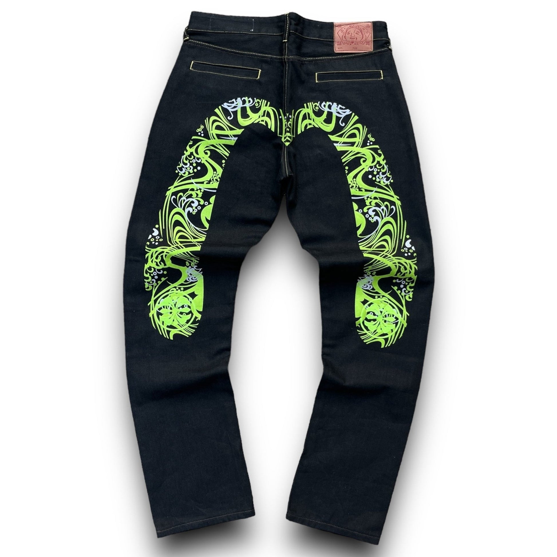 Evisu Daicock Embroidered Jeans (M) - Roogsvintage