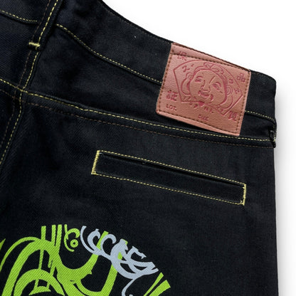 Evisu Daicock Embroidered Jeans (M) - Roogsvintage