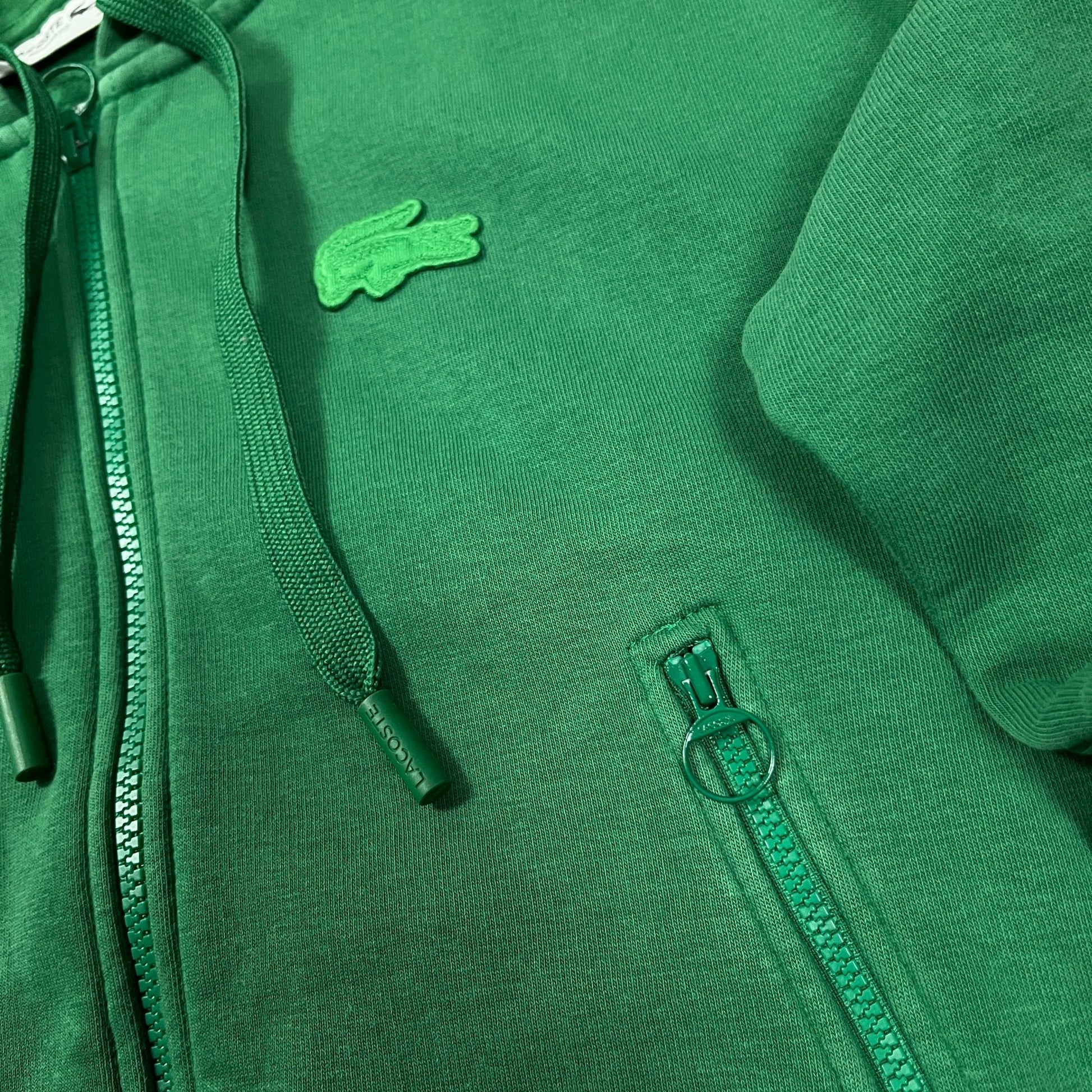 Lacoste Zipper Hoodie (S) - Roogsvintage