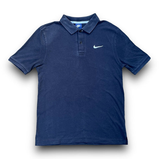 Nike Poloshirt (M) Schwarz - Roogsvintage