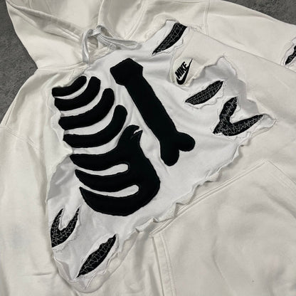 Reworked Nike Hoodie Bones (M) - Roogsvintage