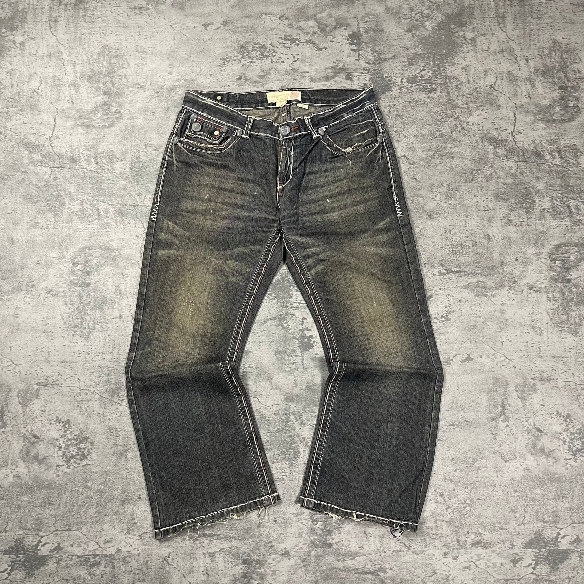 Vintage Bootcut Hip Hop Jeans (M) - Roogsvintage