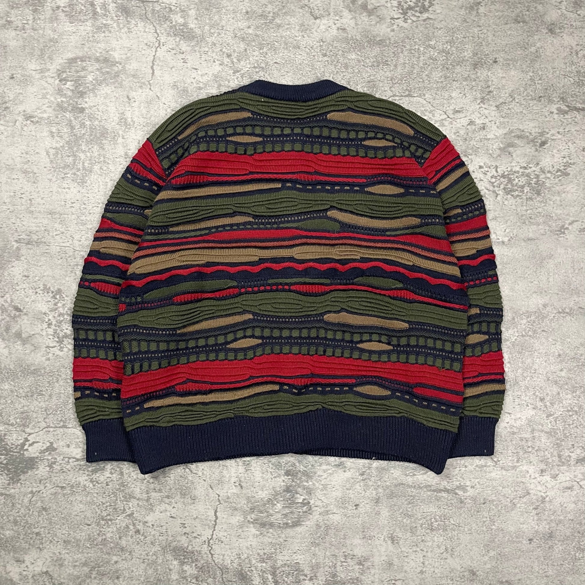 Vintage Coogi Style Strickpullover Damen (L) - Roogsvintage