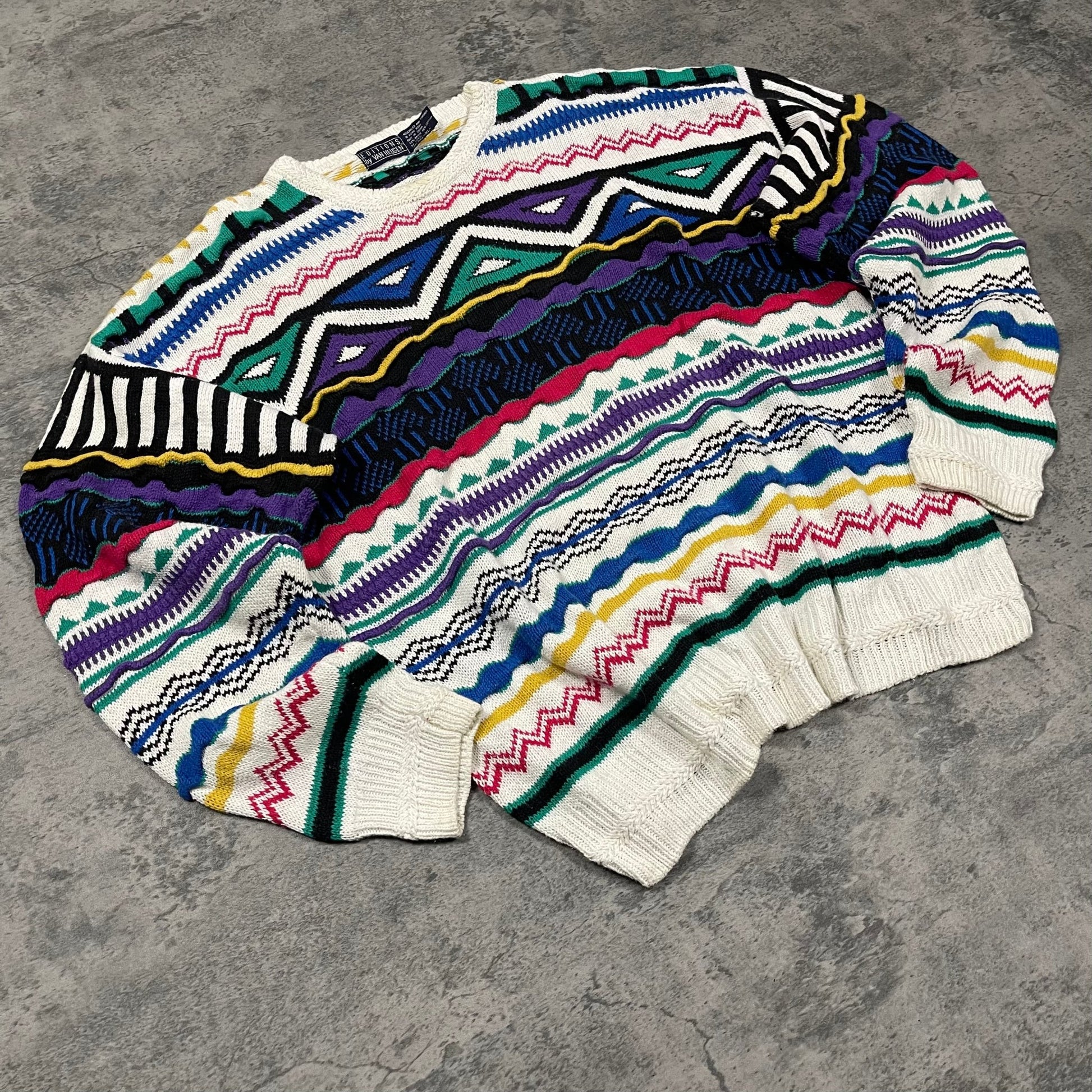 Vintage Coogi Style Strickpullover (L) - Roogsvintage