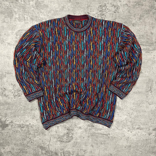 Vintage Coogi Style Strickpullover (XL) - Roogsvintage