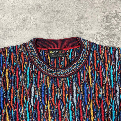 Vintage Coogi Style Strickpullover (XL) - Roogsvintage