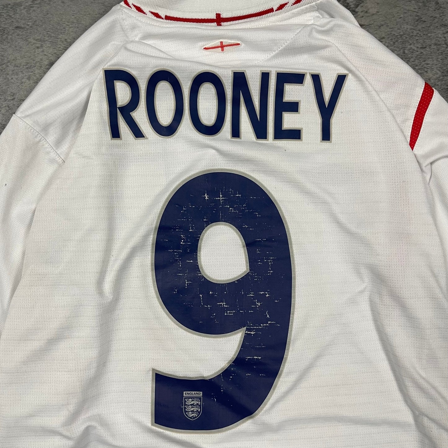 Vintage England Rooney Trikot (M - L) - Roogsvintage