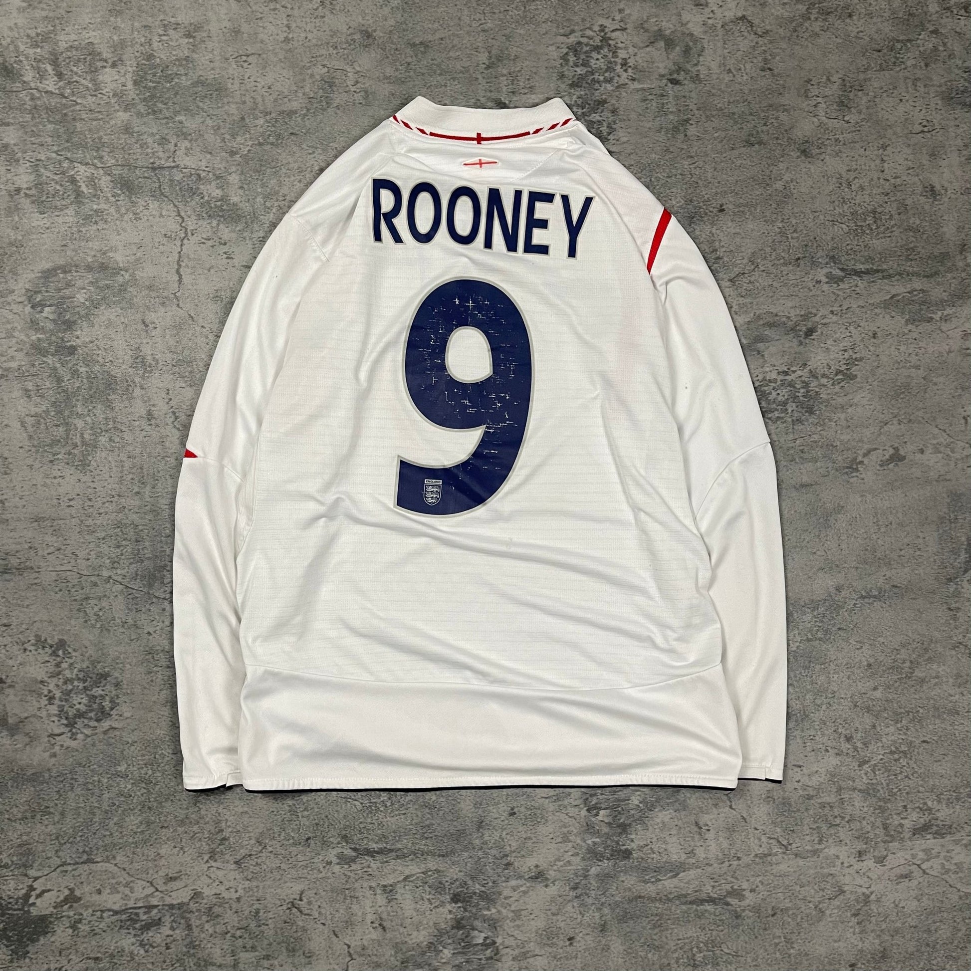 Vintage England Rooney Trikot (M - L) - Roogsvintage