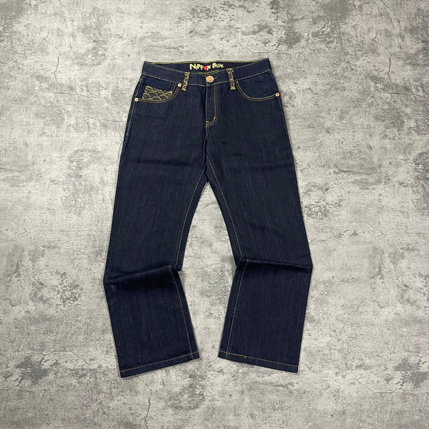 Vintage Nippon Blue Straight Fit Jeans (S - M) - Roogsvintage