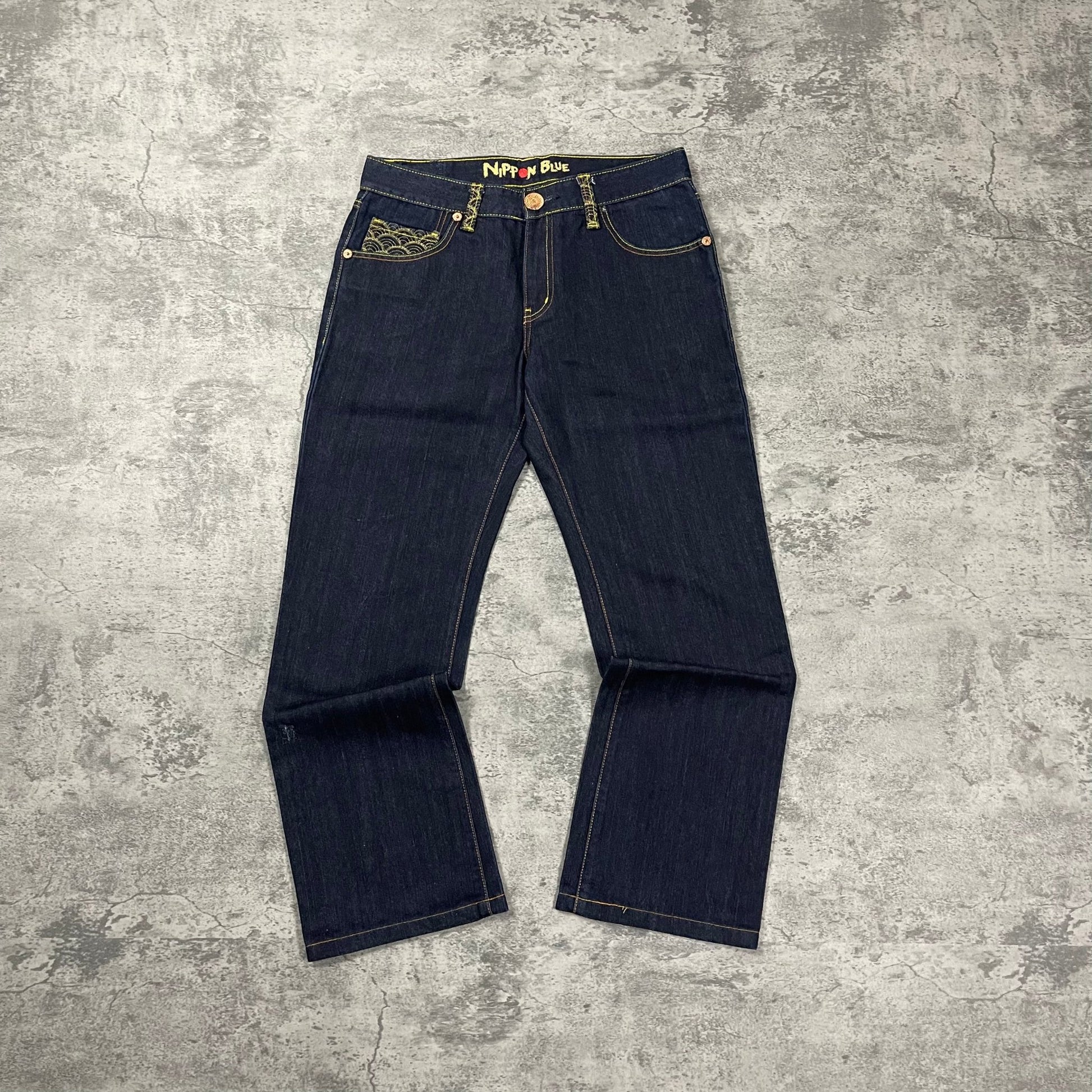 Vintage Nippon Blue Straight Fit Jeans (S - M) - Roogsvintage