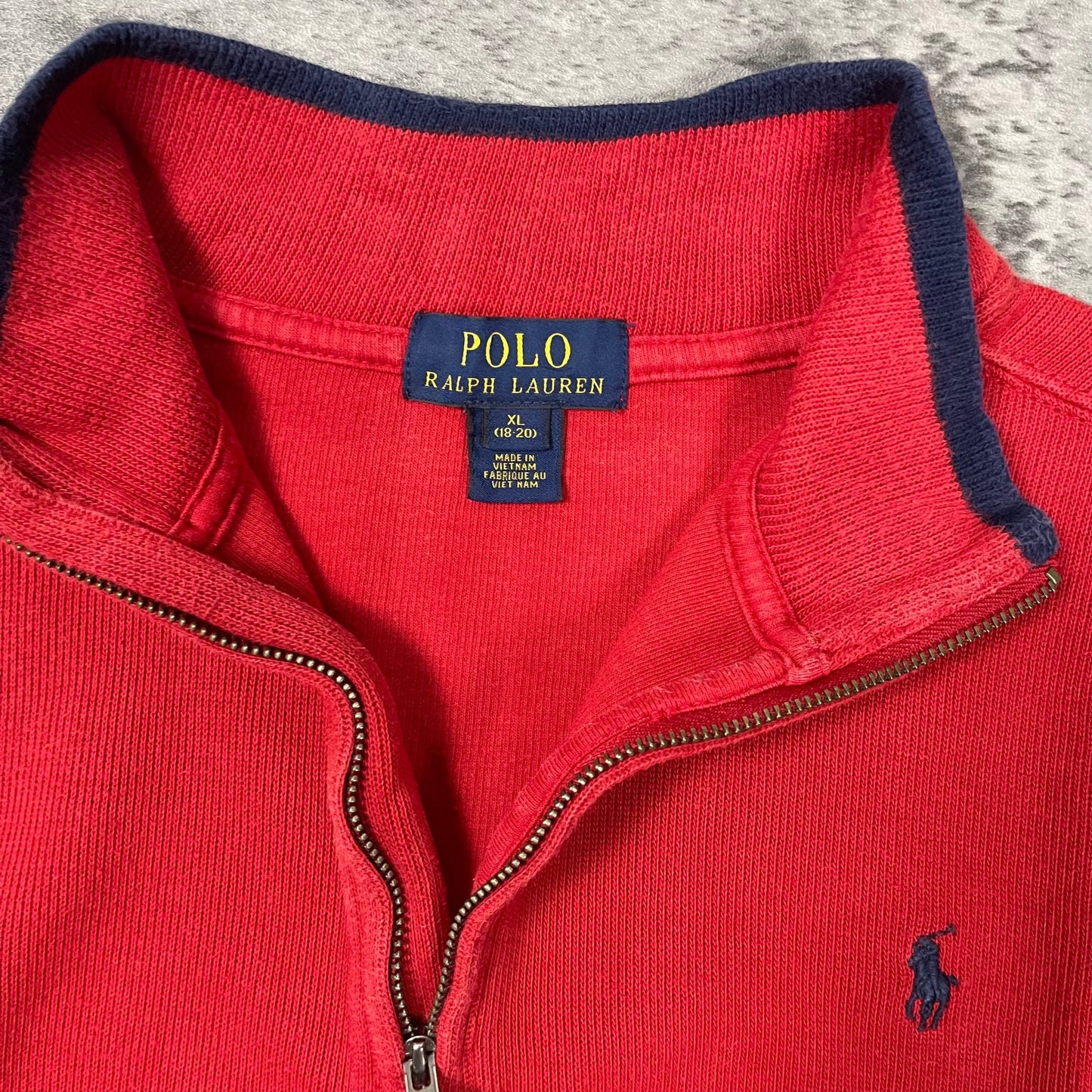 Vintage Ralph Lauren 1/4 Zipper Sweater (S) - Roogsvintage