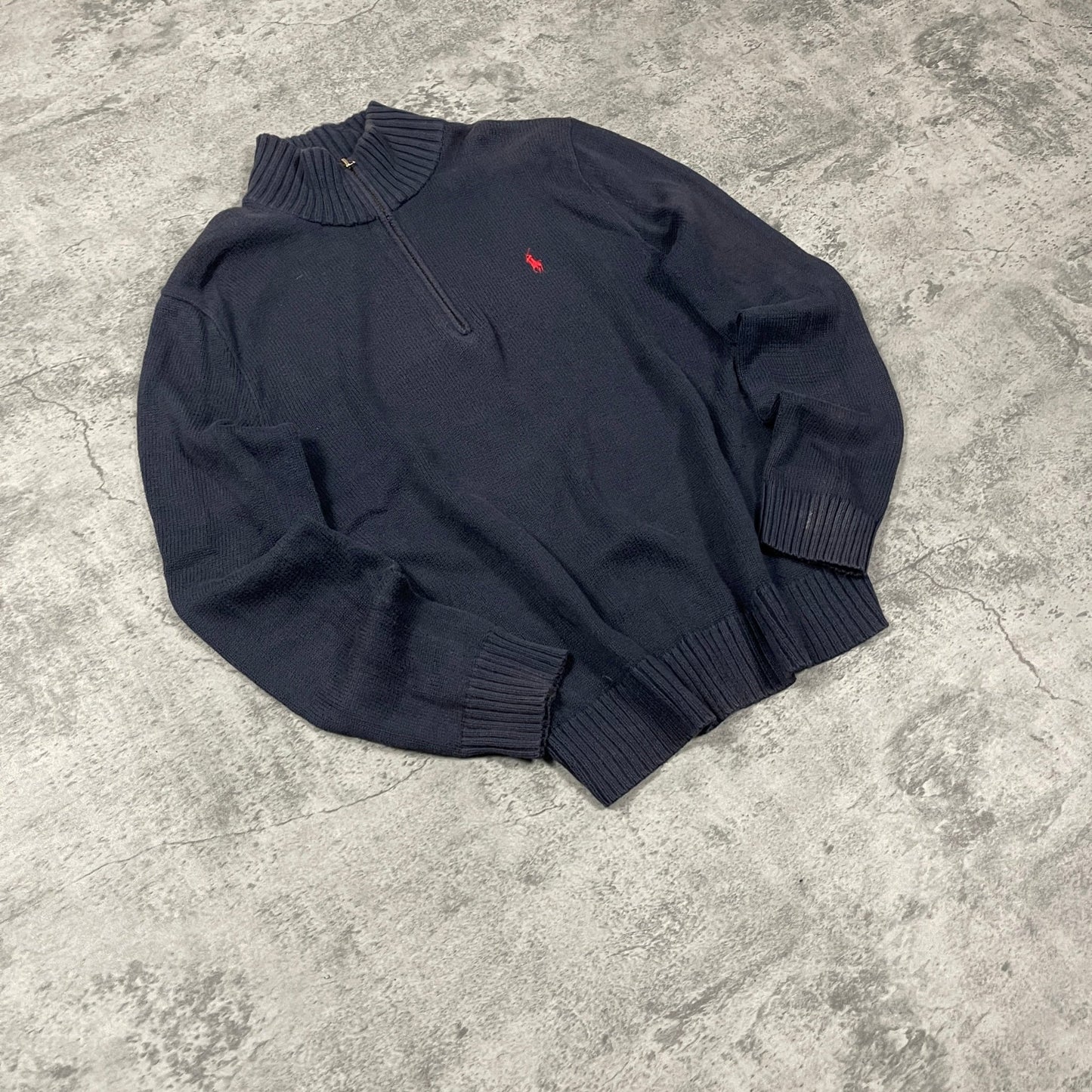 Vintage Ralph Lauren 1/4 Zipper Sweater (S) - Roogsvintage