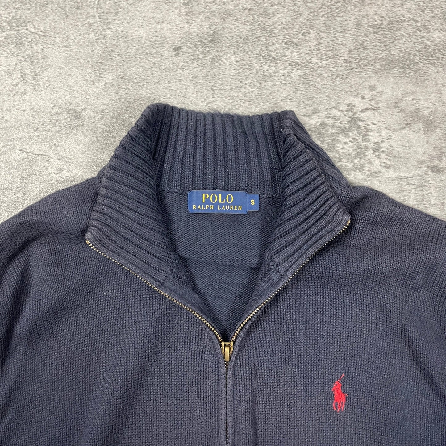 Vintage Ralph Lauren 1/4 Zipper Sweater (S) - Roogsvintage