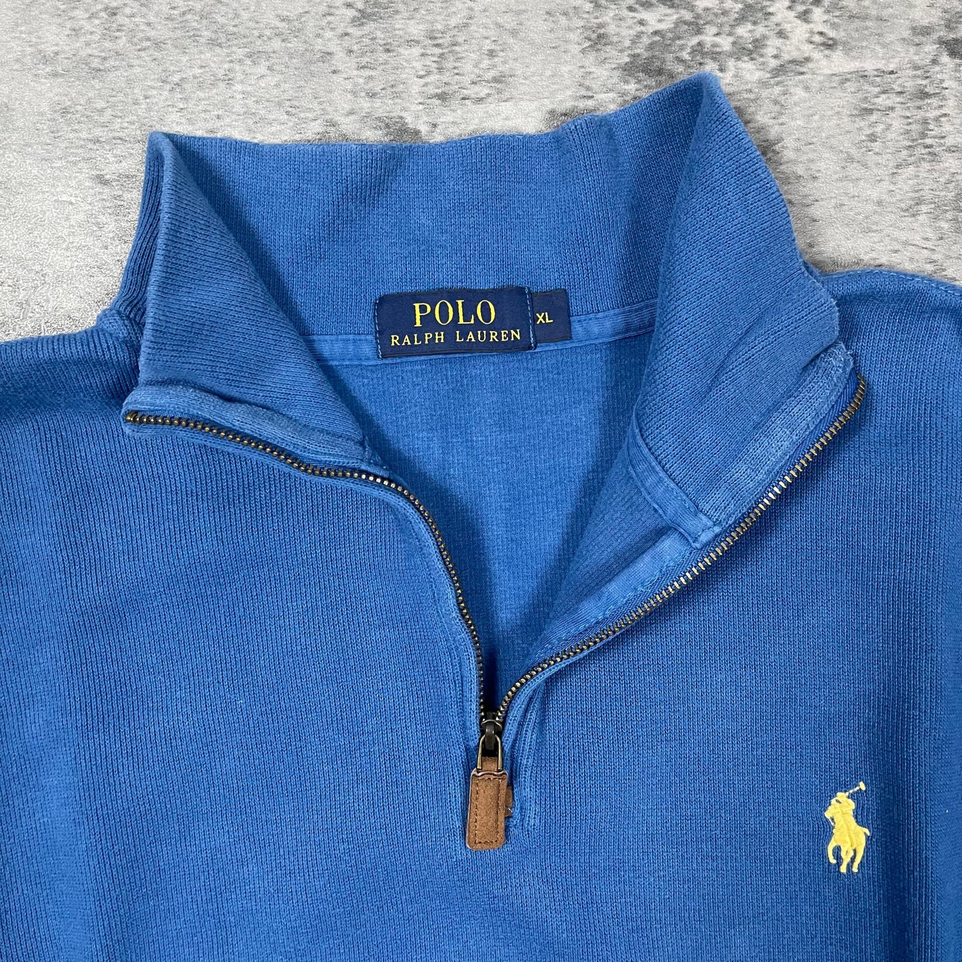 Vintage Ralph Lauren 1/4 Zipper Sweater (XL) - Roogsvintage