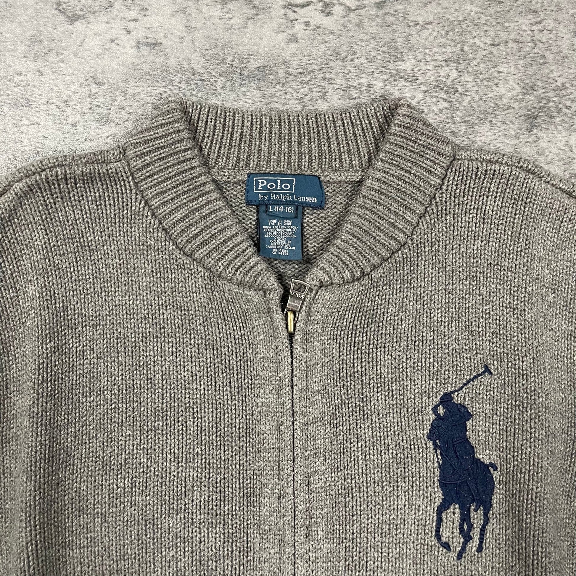 Vintage Ralph Lauren Zipper Sweater (XS) - Roogsvintage