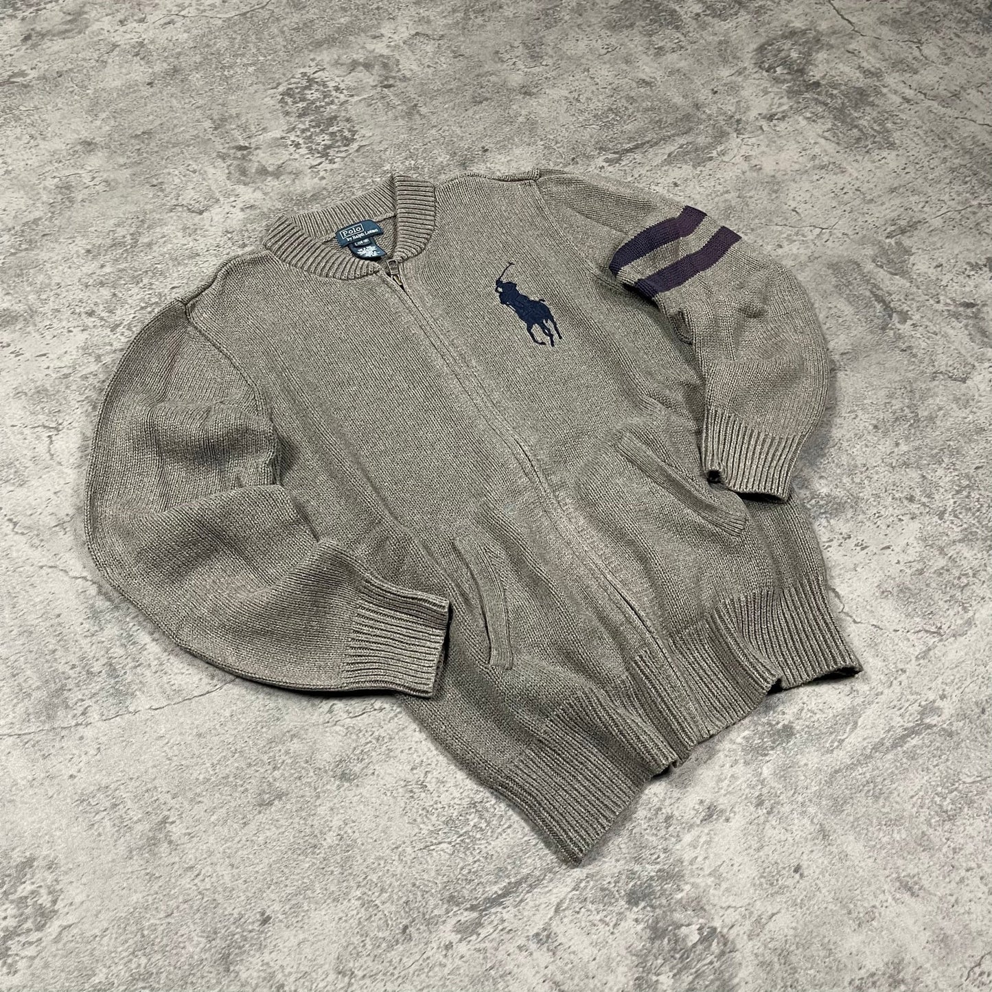 Vintage Ralph Lauren Zipper Sweater (XS) - Roogsvintage