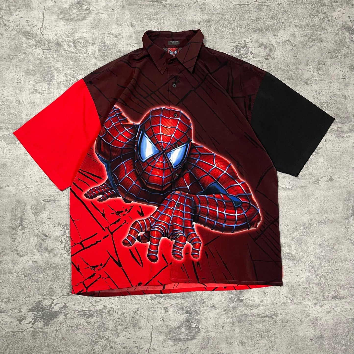 Vintage Spiderman Poloshirt (XXL) - Roogsvintage