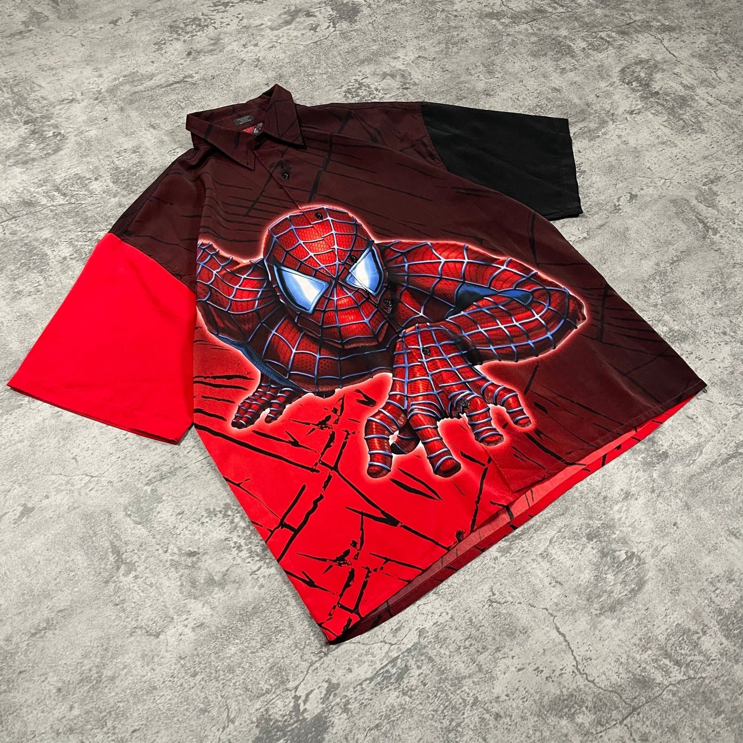 Vintage Spiderman Poloshirt (XXL) - Roogsvintage