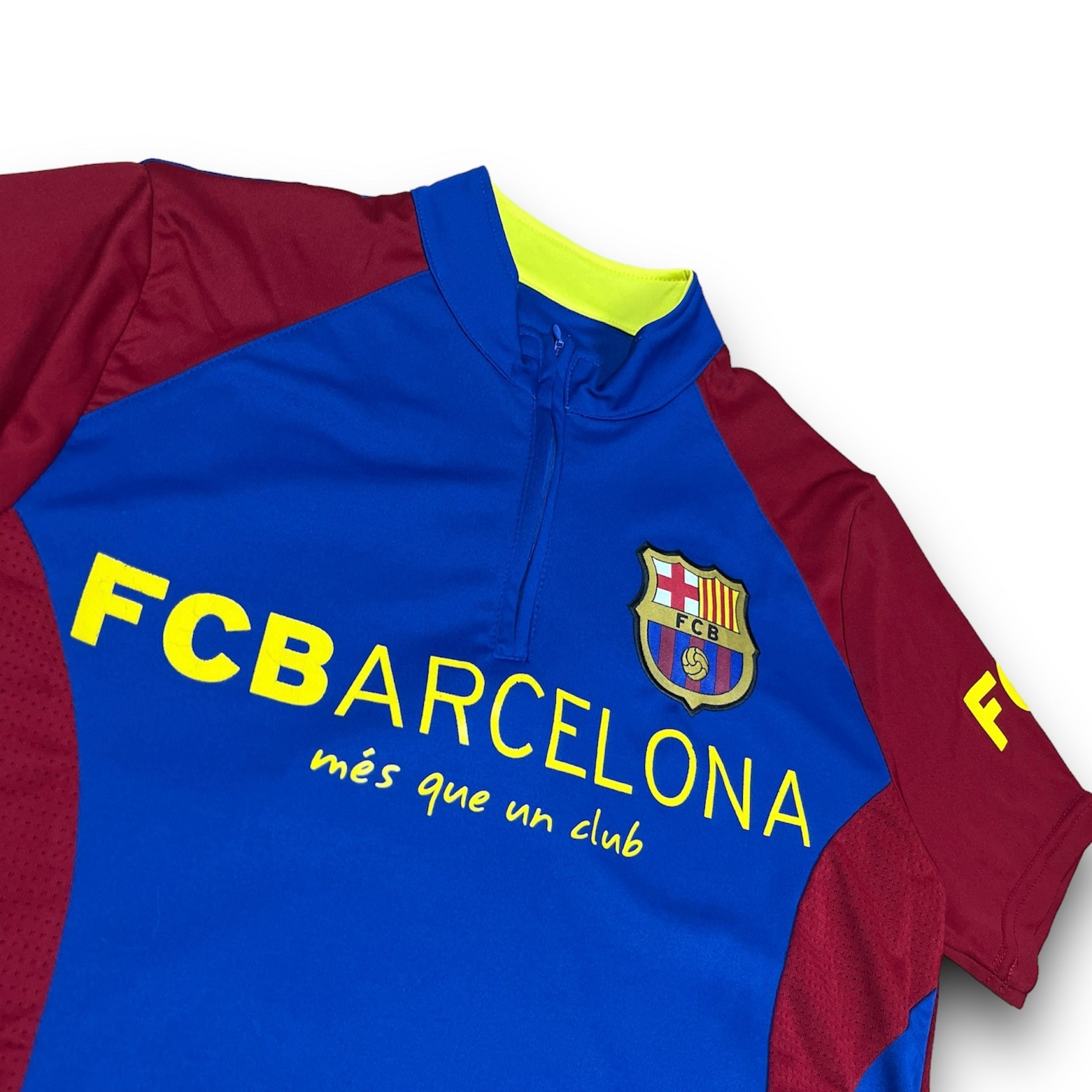 FC Barcelona Trikot 1/4 Zip (S) - Roogsvintage